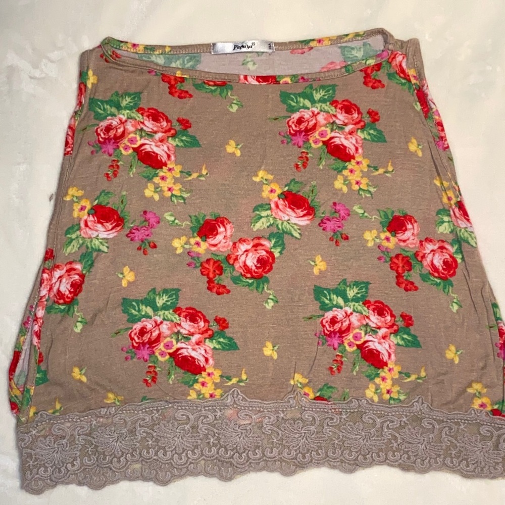 loose cropped tank top from papaya.